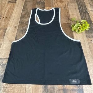 NWOT Men's Taddlee Black White Racerback Tank Top